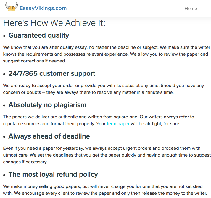 Review about EssayVikings Service